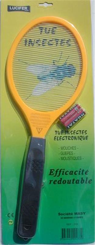 Masy raquette electr.tue mouche/insectes