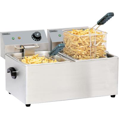 Friteuse électrique 2x4l 4000w Casselin CFE42