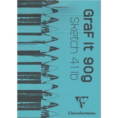 Clairefontaine croquis Graf IT Pad, Blanc, A7, 90 g