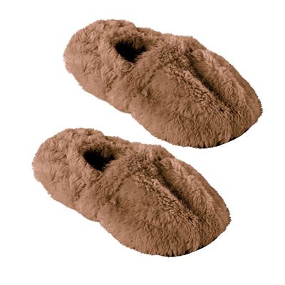 Pantoufles chauffantes à graines de lin - 42/44