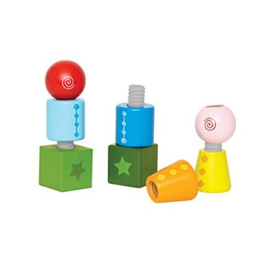 Hape preschool - 3602658 - jeu de construction - set à visser contient 8 cubes