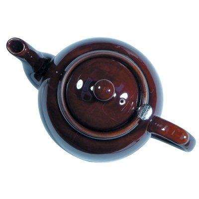 LONDON POTTERY THÉIÈRE AVEC FILTRE 2 TASSES MARRON
