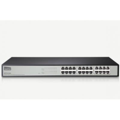 Netis st3124 switch rackable 24 ports 10 100 fanless netis system co.ltd