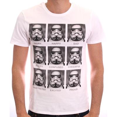 Tshirt homme Star Wars - Trooper emotions- Legend Icon