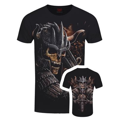 Spiral T-Shirt Viking Warrior Homme Noir
