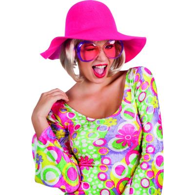 Chapeau estival rose femme taille unique