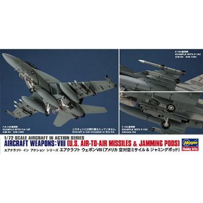 Hasegawa - Accessoires militaires : Armement avion 1/72 : Aircraft Weapons VIII