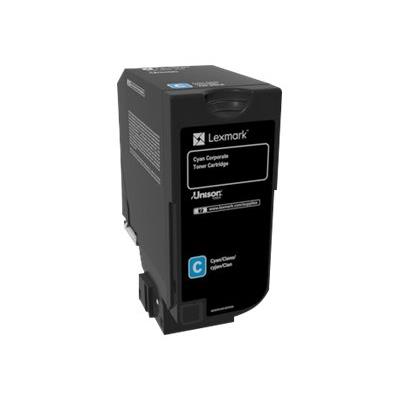 Lexmark - cyan - originale - cartouche de toner - LCCP, LRP, Entreprise Lexmark