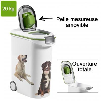 Conteneur à croquettes chien, 20 kg