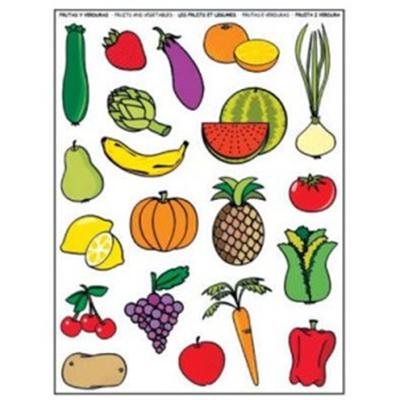 Jeu découverte Apli - Gommettes les fruits et légumes