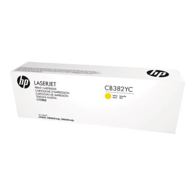 HP CB382YC - jaune - originale - LaserJet - cartouche de toner ( CB382YC ) - Contract