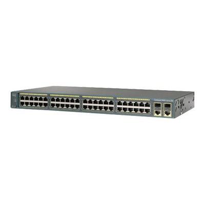 Cisco Catalyst 2960-Plus 48PST-L - switch - 48 poorten - Beheerd - rack-uitvoering