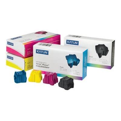 Katun - 3 - zwart - vaste inkten (alternative for: Xerox 108R00604)