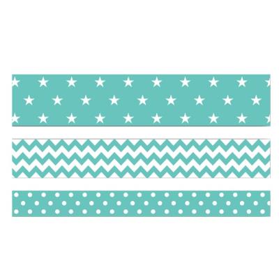 Masking tapes géométriques - Menthe
