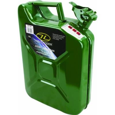 Highlander jerrican en acier vert 10 l
