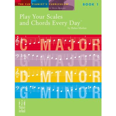 Méthodes et pédagogie MUSIC SALES MARLAIS HELEN PLAY YOUR SCALES AND CHORDS EVERY DAY BOOK 1 - PIANO SOLO Piano
