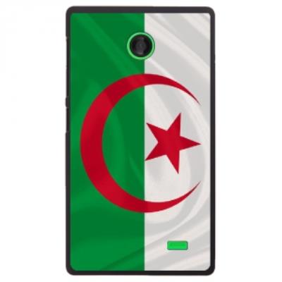 Coque rigide pour Nokia X avec impression Motifs drapeau de l'Algérie