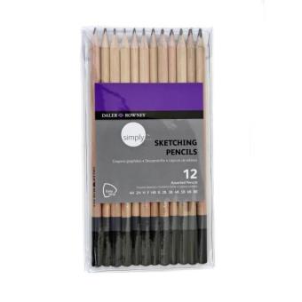 Simply Set De 12 Crayons Esquisse - Crayon de couleur et feutres - Achat &  prix | fnac