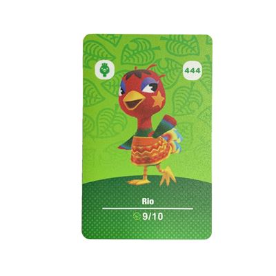 Amiibo Standard Carte pour Animal Crossing Séries 5 HAOBUY pour Nintendo Switch - NO.444 (8.6*5.4cm)