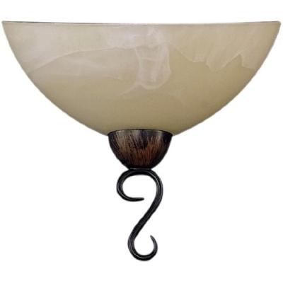 HONSEL 31341 APPLIQUE MURALE MÉTAL VIEILLIVERRE ALBÂTRE