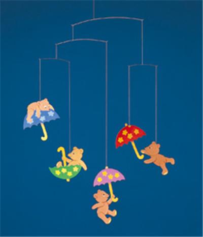 Mobile Hugging Bears Brolly Bears