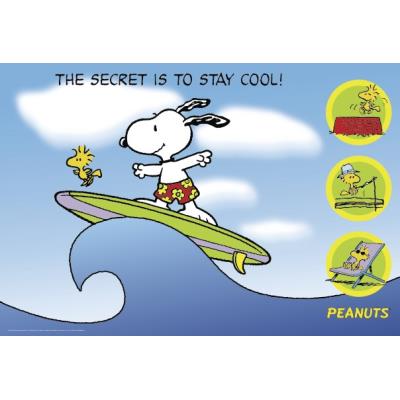 Poster Snoopy + 1 Powerstrips©, tesa adh‚sifs double face-20pcs