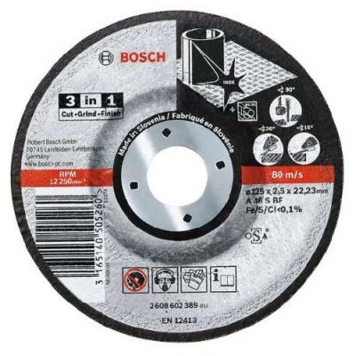 Disque à Tronçonner 3 En 1 Bosch 2 608 602 388