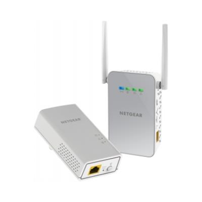 NETGEAR Powerline PLW1000 - pont - 802.11b/g/n/ac - Branchement mural - avec NETGEAR PowerLINE 1000 Adapter (PL1000)