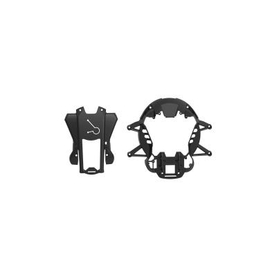 Parrot pf070102 coque centrale et carène pour minidrone jumping sumo noir