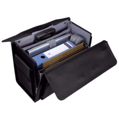 Alassio Noir Valise De Pilote "Rocca" Microfibre,