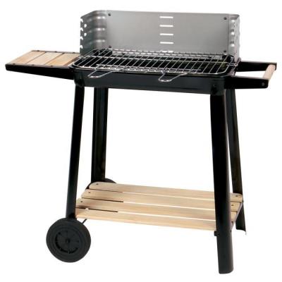 Calabria barbecue a charbon - acier chromé - 84,5x42x78,5 cm 325328
