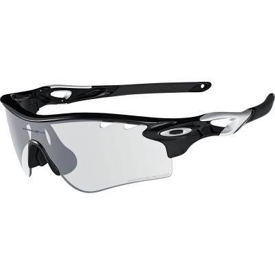 Oakley radarlock path polished black clear black iridium photochromique - medium-large - noir