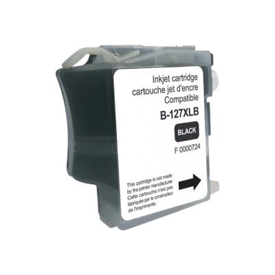 UPrint B-127XLB - XL Capacity - zwart - inktcartridge (alternatief voor: Brother LC127XLBK)