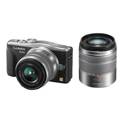 Panasonic Lumix G DMC-GF6W - digitale camera 14-42mm en 45-150mm lenzen