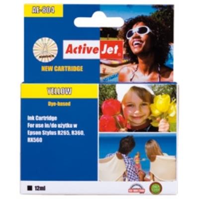 Encre activejet ae-804 jaune 13,5 ml chip epson t0804 action expacjaep0111