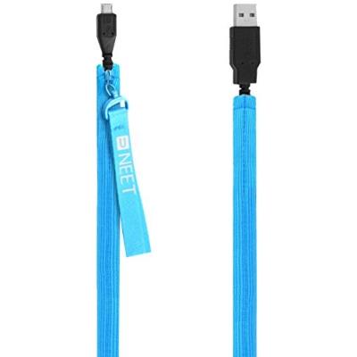Housse universelle neet + cã¢ble usb > micro usb 90 cm - modã¨le bleu ciel
