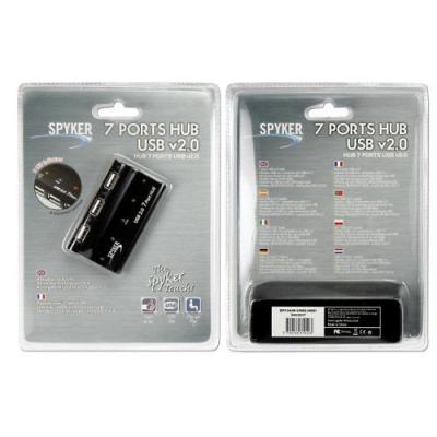 Spyker HUB-SPY-USB2-H901 Hub USB avec 7 ports
