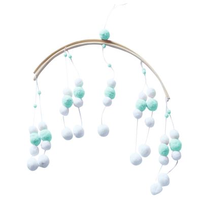 Lit Bébé Mobile en Bois Au Plafond Mobile pour Garçon Et Filles Lit Bébé Décor Chambre VertRA146