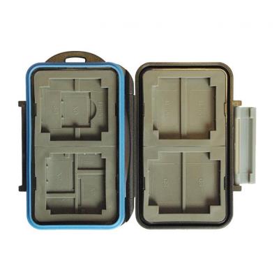 JJC Carte mémoire - MC-5 - MC-5 Rugged Waterproof Memory Card Case MC-5 (4x CF / 2x microSD / 2x SD / 2x MS Duo / 2x XD)