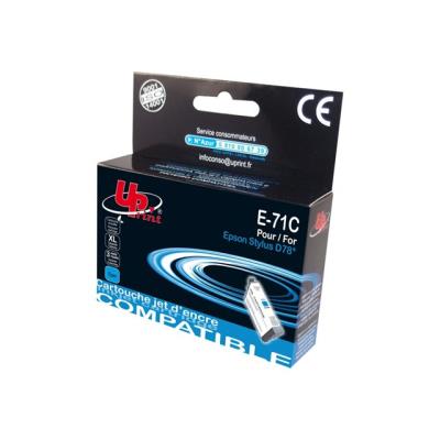 UPrint E-71C - XL grootte - cyaan - gereviseerd - inktcartridge (alternatief voor: Epson T0892, Epson T0712)