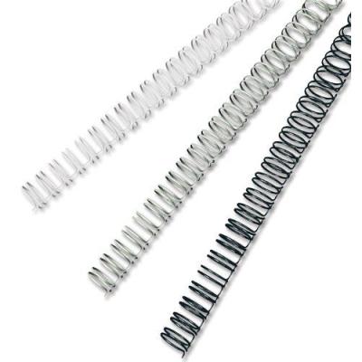 GBC - RG810470 - Boîte de 100 Peignes métalliques 6,3mm - Capacité de 35 feuilles - Blanc
