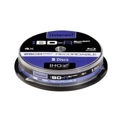 Intenso - BD-R x 5 - 25 Go - support de stockage