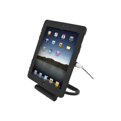 Compulocks iPad 9.7 Rotating Security Plastic Case - Keyed Cable Lock - Black - beveiligheidsset
