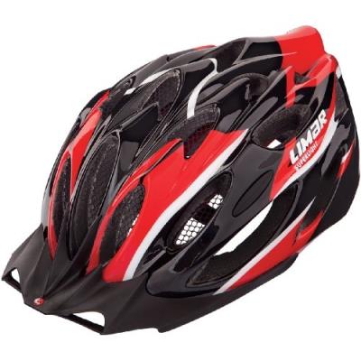 Limar casque de vélo 757 brillant noir rouge taille m