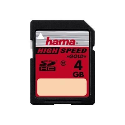 Hama High Speed Gold - flashgeheugenkaart - 4 GB - SDHC