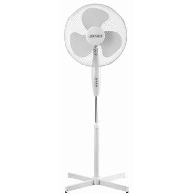 Mesko Ventilateur sur pied silencieux et oscillant | Diamètre de 40 cm | 3 vitesses | + rallonge de 2m