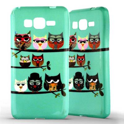 Coque silicone Samsung Galaxy Grand Prime / VE Hiboux hipsters