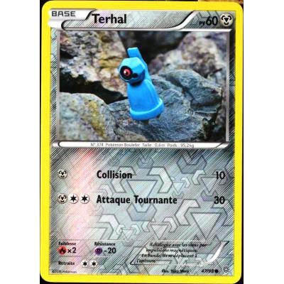 Acheter carte Pokémon 47/98 Terhal 60 PV - REVERSE XY - Origines Antiques NEUF FR État correct - 16,00 € carte Pokémon 47/98 Terhal 60 PV - REVERSE XY - Origines Antiques NEUF FR État correct - Pokémon reconditionné disponible sur Fnac