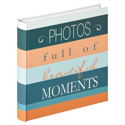 Walther Design Livre Album Moments, Reliure Design Photos, Album 30 x 30 cm, en Plastique, Bleu, 30 x 5 x 31 cm