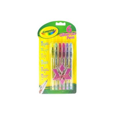 CRAYOLA - 7747 - 6 stylos à encre gel scintillante